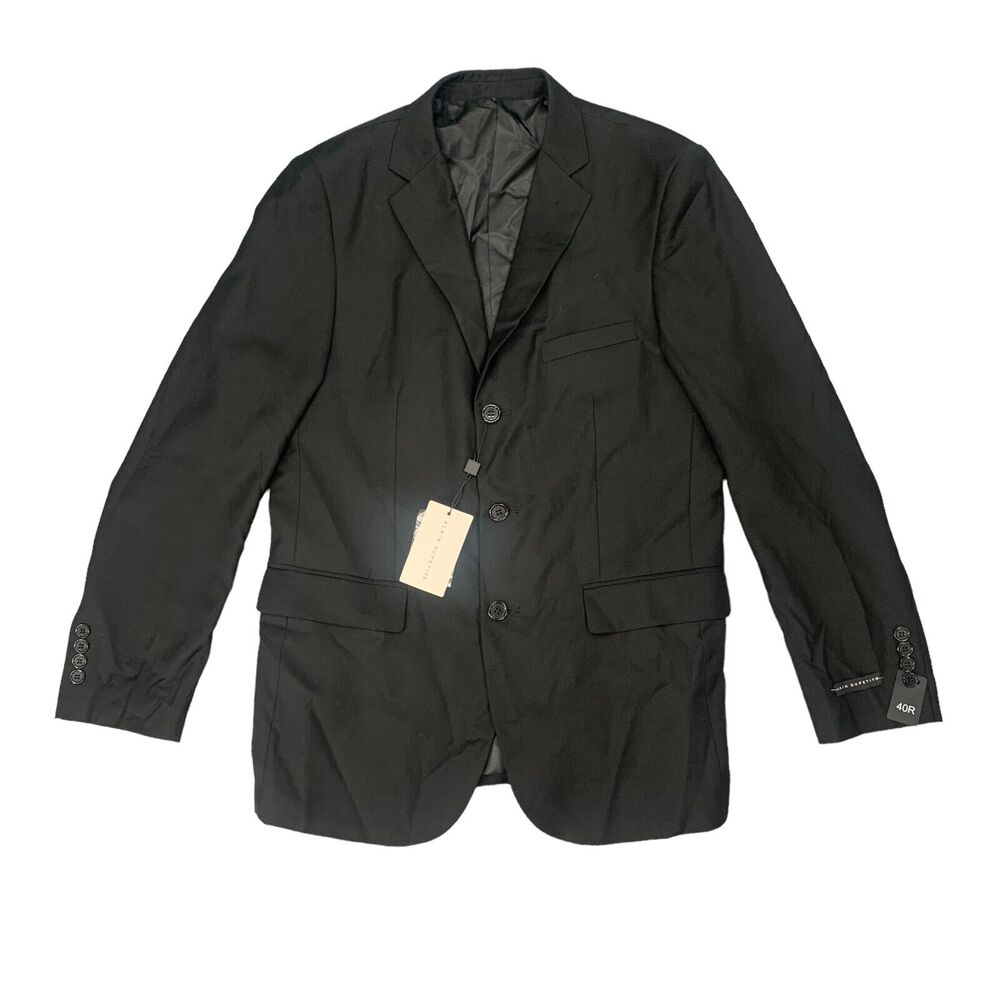 Alain Dupetit Suit Jacket Mens 40R 3 Button Single Breasted Notched Blazer New